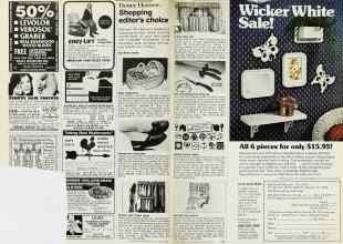 Better Homes & Gardens August 1982 Magazine Article: Shopping editor's choice