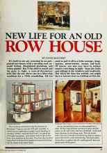 Better Homes & Gardens September 1982 Magazine Article: NEW LIFE FOR AN OLD ROW HOUSE