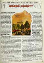 Better Homes & Gardens September 1982 Magazine Article: PENNSYLVANIA ADAMS COUNTY