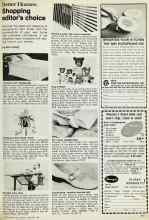 Better Homes & Gardens September 1982 Magazine Article: Shopping editor's choice
