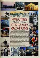 Better Homes & Gardens October 1982 Magazine Article: FIVE CITIES Made to Order FOR FAMILY VACATIONS