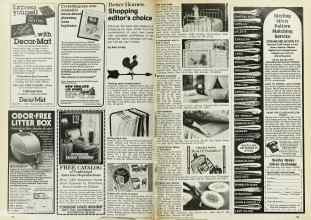 Better Homes & Gardens October 1982 Magazine Article: Better Homes Shopping editor's choice