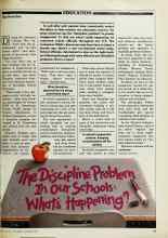 Better Homes & Gardens November 1982 Magazine Article: The Discipline Problem In Our Schools: What's Happening?