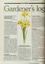 Better Homes & Gardens November 1982 Magazine Article: Gardener's log