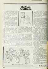 Better Homes & Gardens November 1982 Magazine Article: The Man Next Door