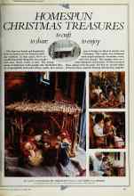 Better Homes & Gardens December 1982 Magazine Article: HOMESPUN CHRISTMAS TREASURES to craft to share to enjoy
