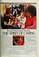 Better Homes & Gardens December 1982 Magazine Article: Ronald McDonald Houses: THE SPIRIT OF CARING