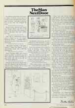 Better Homes & Gardens December 1982 Magazine Article: The Man Next Door