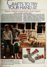 Better Homes & Gardens January 1983 Magazine Article: CRAFTS TO TRY YOUR HAND AT
