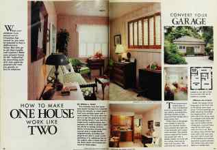 Better Homes & Gardens January 1983 Magazine Article: HOW TO MAKE ONE HOUSE WORK LIKE TWO