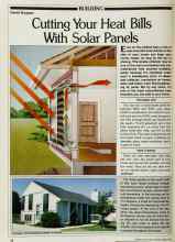 Better Homes & Gardens March 1983 Magazine Article: Cutting Your Heat Bills With Solar Panels