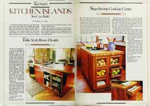 Better Homes & Gardens March 1983 Magazine Article: Top-Notch KITCHEN ISLANDS You Can Build