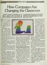 Better Homes & Gardens April 1983 Magazine Article: How Computers Are Changing the Classroom