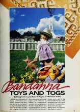Better Homes & Gardens April 1983 Magazine Article: Bandanna TOYS AND TOGS