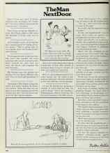 Better Homes & Gardens April 1983 Magazine Article: The Man Next Door