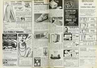 Better Homes & Gardens April 1983 Magazine Article: Shopping editor's choice