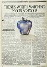 Better Homes & Gardens May 1983 Magazine Article: TRENDS WORTH WATCHING IN OUR SCHOOLS