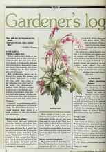 Better Homes & Gardens May 1983 Magazine Article: Gardener's log