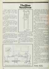 Better Homes & Gardens May 1983 Magazine Article: The Man Next Door