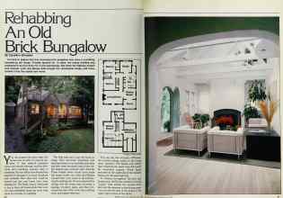 Better Homes & Gardens May 1983 Magazine Article: Rehabbing An Old Brick Bungalow