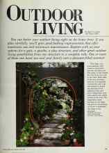 Better Homes & Gardens June 1983 Magazine Article: OUTDOOR LIVING