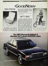 Better Homes & Gardens June 1983 Magazine Article: MINI-FRIDGE