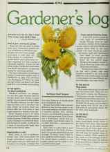 Better Homes & Gardens June 1983 Magazine Article: Gardener's log