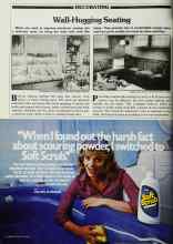 Better Homes & Gardens July 1983 Magazine Article: Wall-Hugging Seating