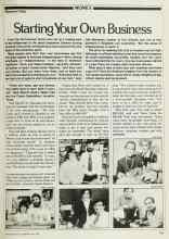 Better Homes & Gardens July 1983 Magazine Article: Starting Your Own Business