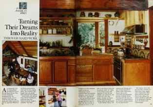 Better Homes & Gardens July 1983 Magazine Article: Turning Their Dreams Into Reality THROUGH HARD WORK