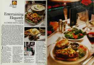 Better Homes & Gardens July 1983 Magazine Article: Entertaining Elegantly TO SERVE A COMMUNITY CAUSE