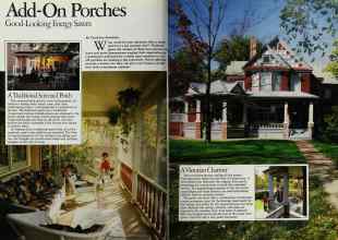Better Homes & Gardens August 1983 Magazine Article: Add-On Porches Good-Looking Energy Savers