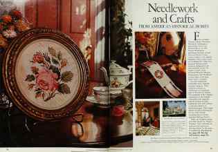 Better Homes & Gardens August 1983 Magazine Article: Needlework and Crafts FROM AMERICA'S HISTORICAL HOMES