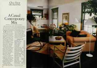 Better Homes & Gardens August 1983 Magazine Article: A Casual Contemporary Mix