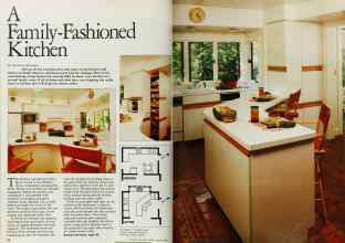 Better Homes & Gardens August 1983 Magazine Article: A Family-Fashioned Kitchen