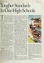 Better Homes & Gardens September 1983 Magazine Article: Tougher Standards In Our High Schools