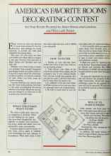 Better Homes & Gardens September 1983 Magazine Article: AMERICA'S FAVORITE ROOMS DECORATING CONTEST
