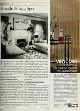 Better Homes & Gardens September 1983 Magazine Article: Fireside Sitting Spot