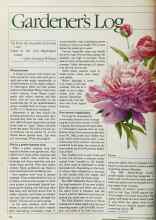 Better Homes & Gardens September 1983 Magazine Article: Gardener's Log
