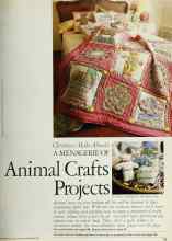 Better Homes & Gardens September 1983 Magazine Article: Christmas Make-Aheads: A MENAGERIE OF Animal Crafts Projects