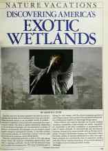 Better Homes & Gardens September 1983 Magazine Article: DISCOVERING AMERICA'S EXOTIC WETLANDS
