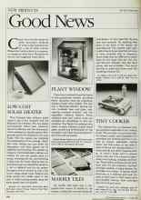 Better Homes & Gardens October 1983 Magazine Article: TINY COOKER