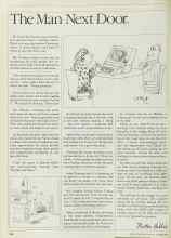 Better Homes & Gardens October 1983 Magazine Article: The Man Next Door