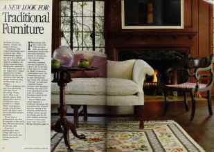 Better Homes & Gardens from 1983 | A NEW LOOK FOR Traditional Furniture