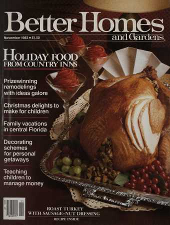 Better Homes & Gardens November 1983 Magazine Cover