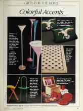Better Homes & Gardens November 1983 Magazine Article: Colorful Accents