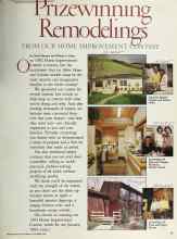 Better Homes & Gardens November 1983 Magazine Article: Prizewinning Remodelings