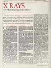 Better Homes & Gardens November 1983 Magazine Article: X RAYS