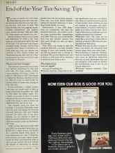 Better Homes & Gardens November 1983 Magazine Article: End-of-the-Year Tax-Saving Tips