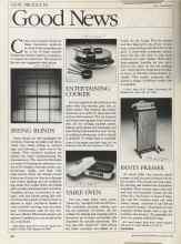 Better Homes & Gardens November 1983 Magazine Article: Good News